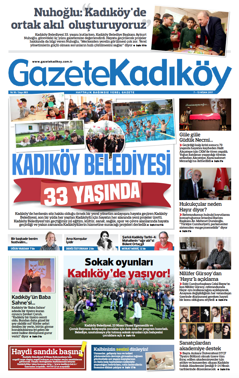 883.GAZETE KADIKÖY